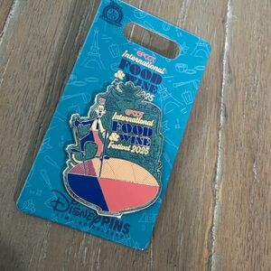 2025 Disney Parks Epcot Food & Wine Festival Goofy Pin LR